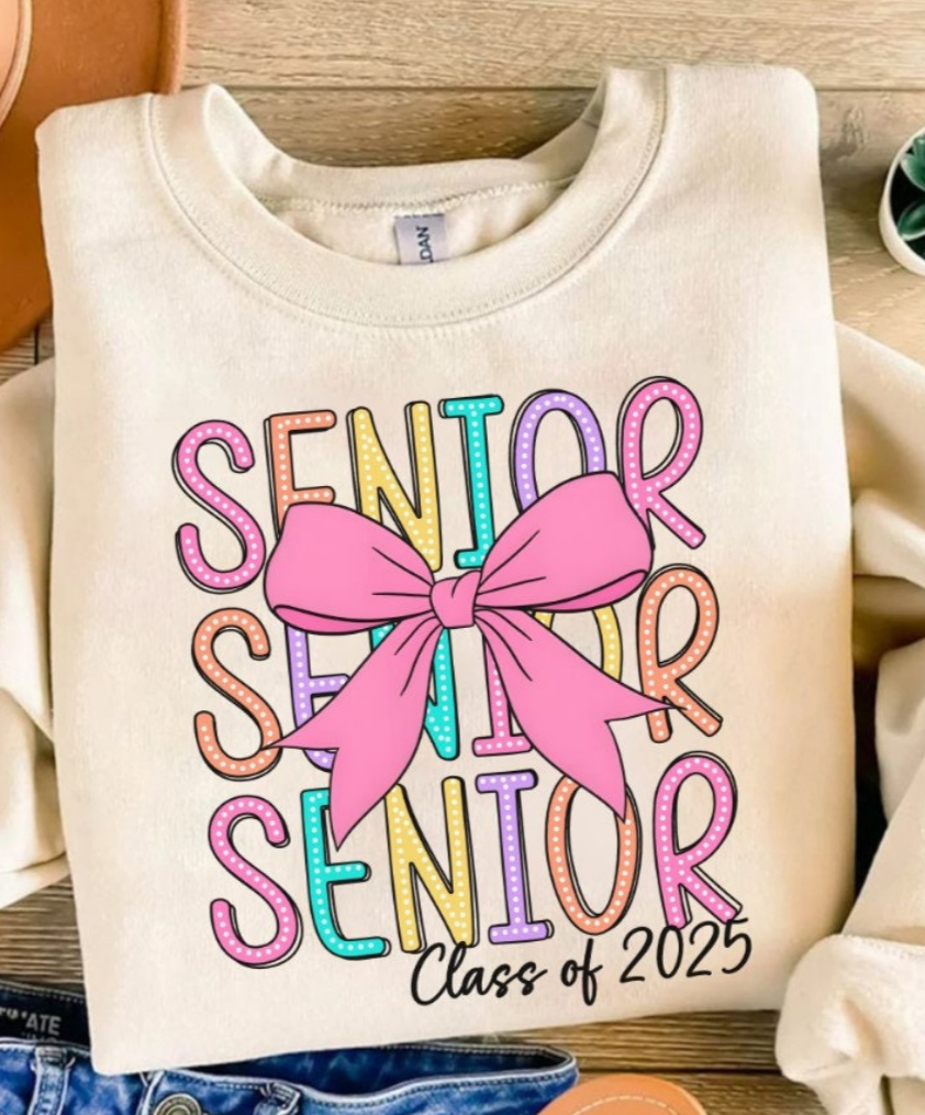 Senior Bow Short Sleeve