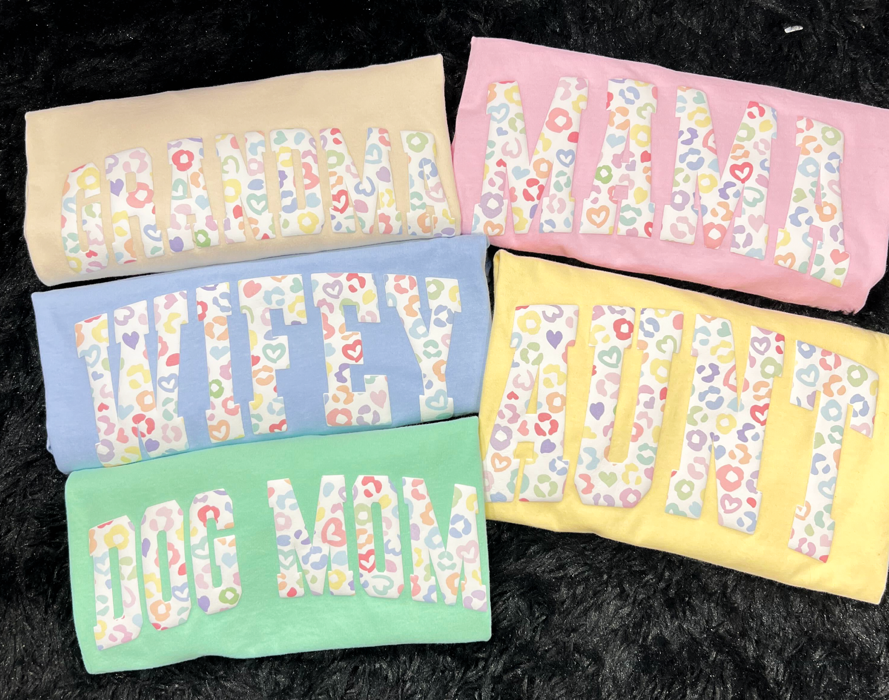 Custom Name Pastel Leopard Youth