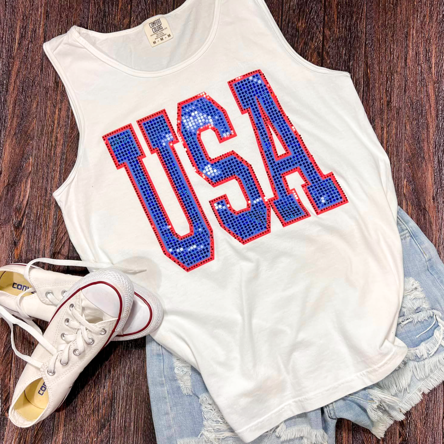 USA Spangles Blue