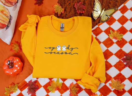 Spooky Season Ghost Embroidery