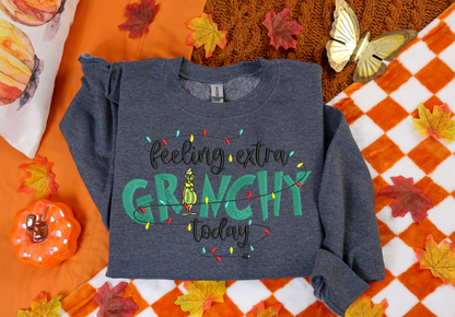 Feeling Grinchy Embroidered