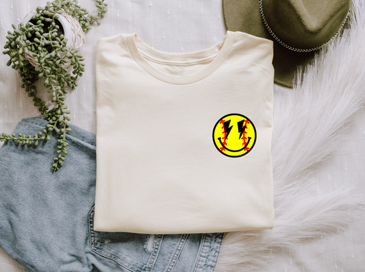 Softball Smiley Face Pocket
