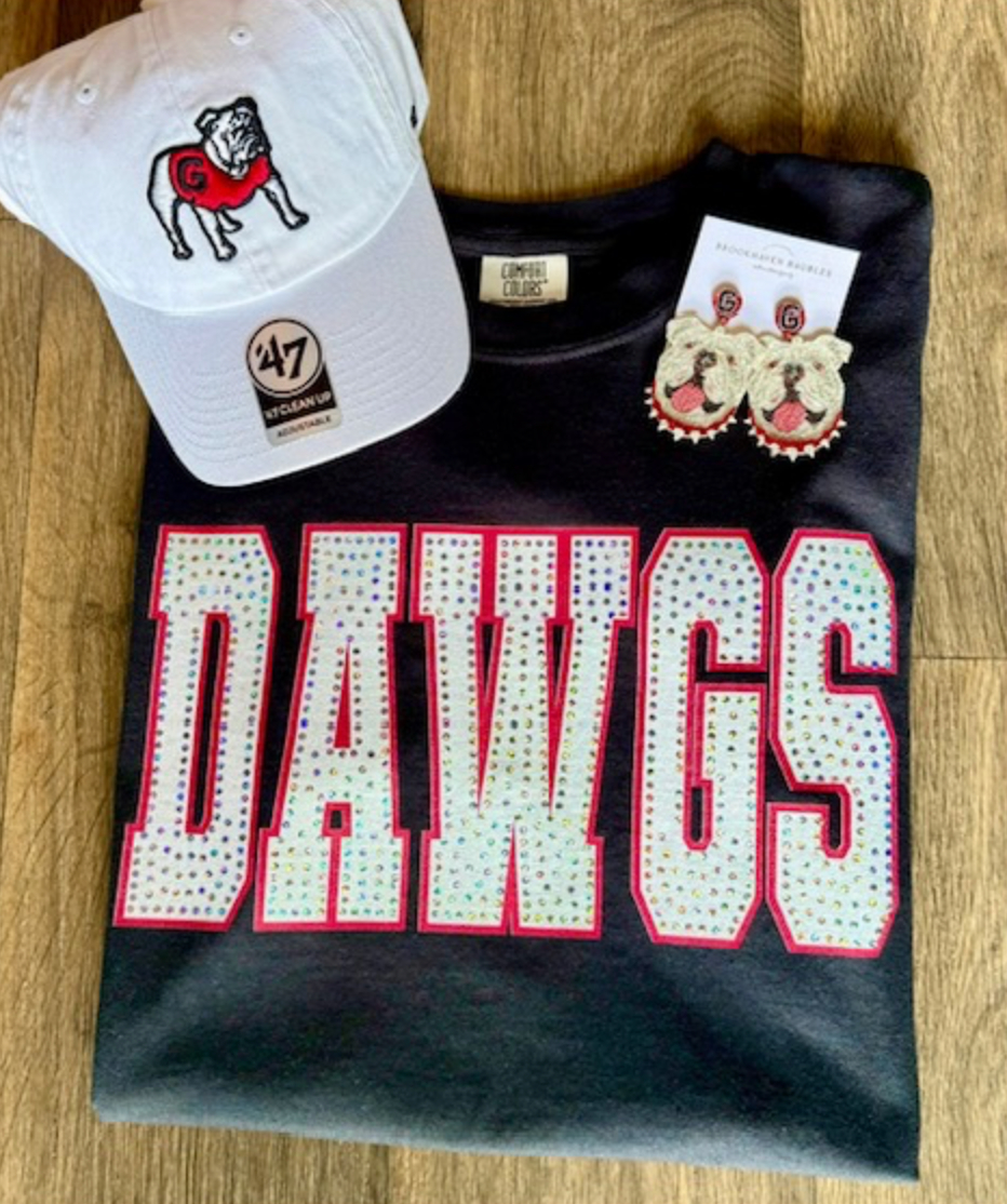 Dawgs White Red Spangle