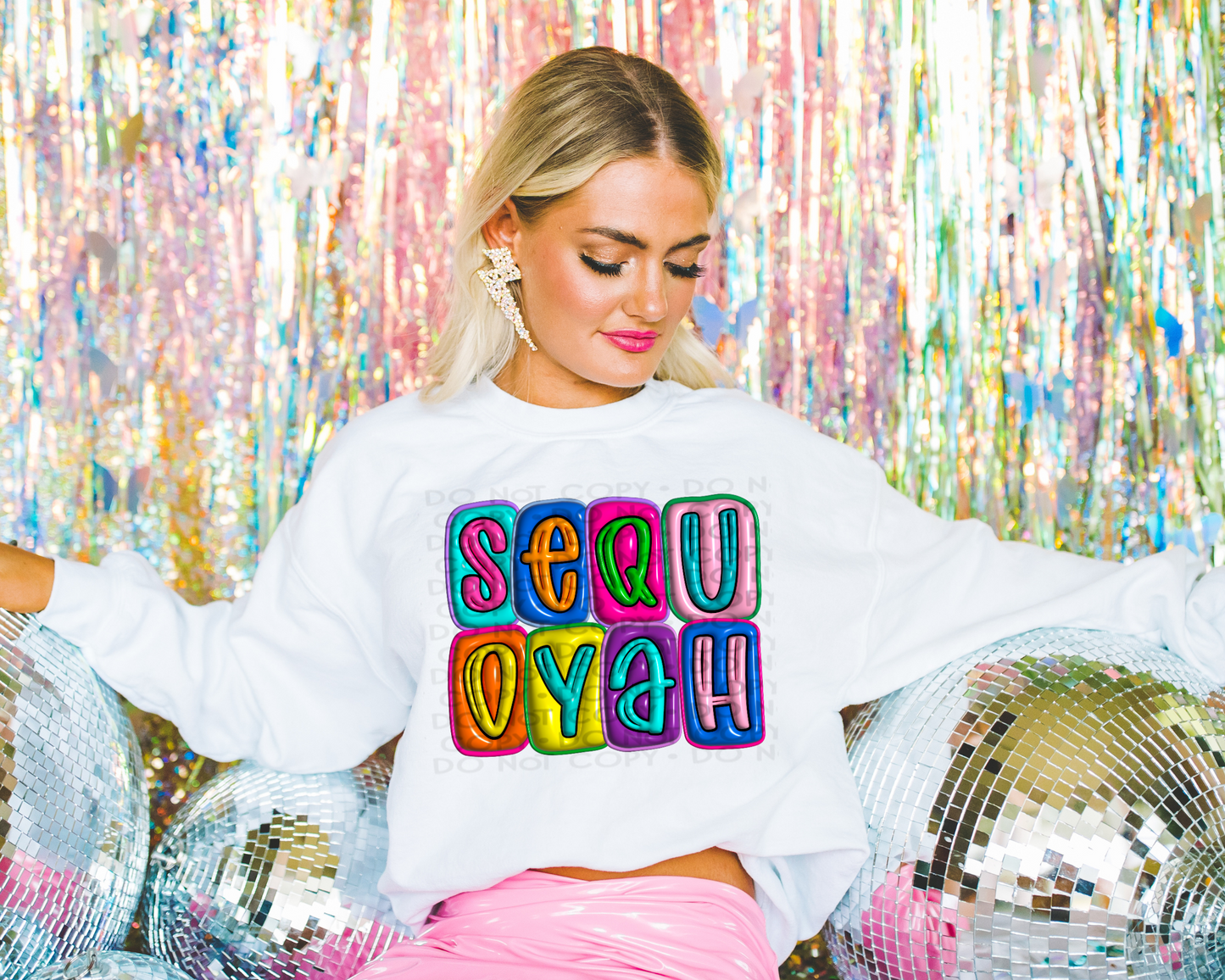 Custom Colorful 3D Letters GILDAN