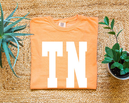 TN White Spangle Comfort Colors