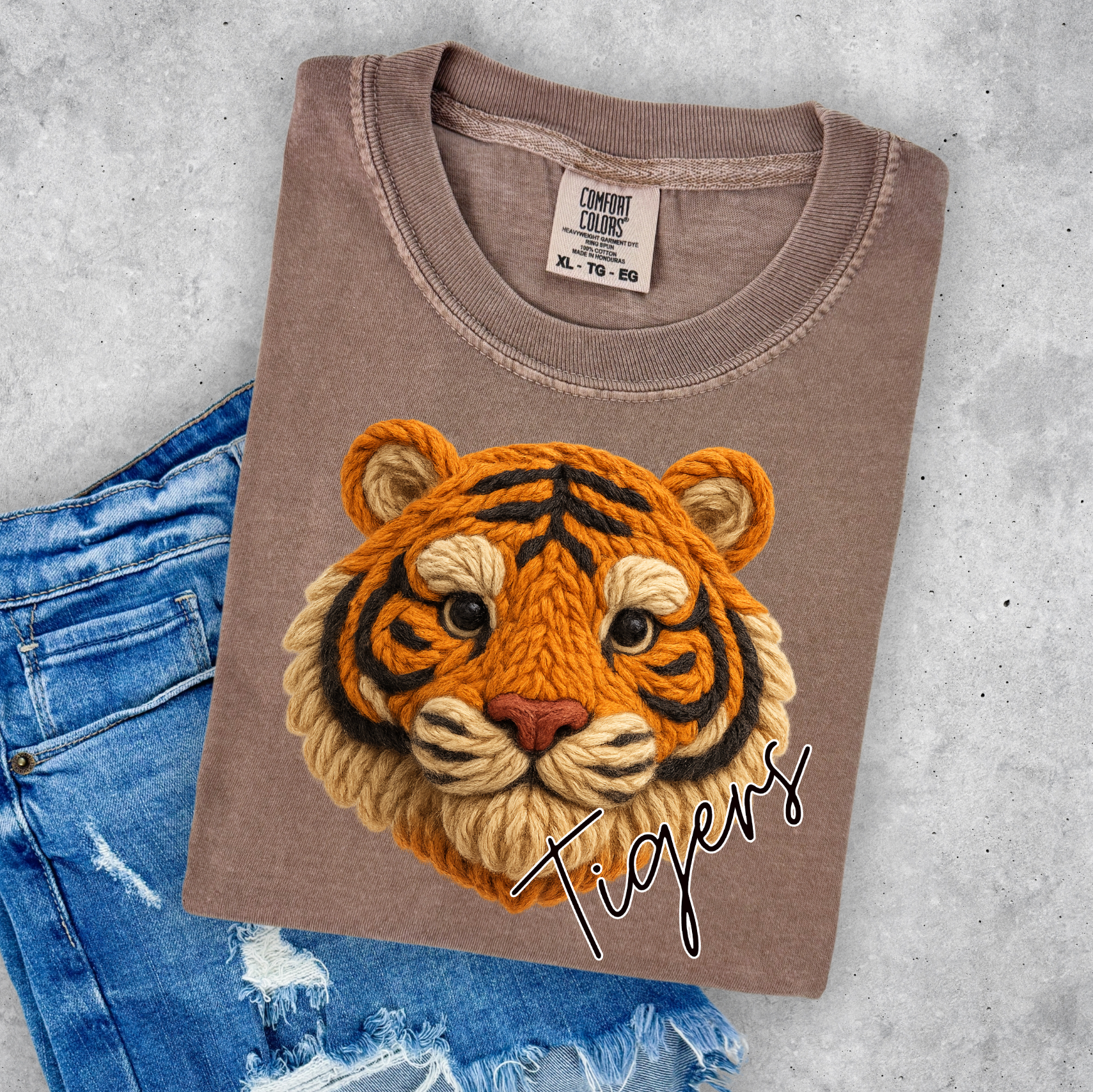 Tiger Faux Yarn
