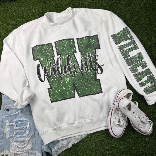 Custom Faux Spangle With Sleeve