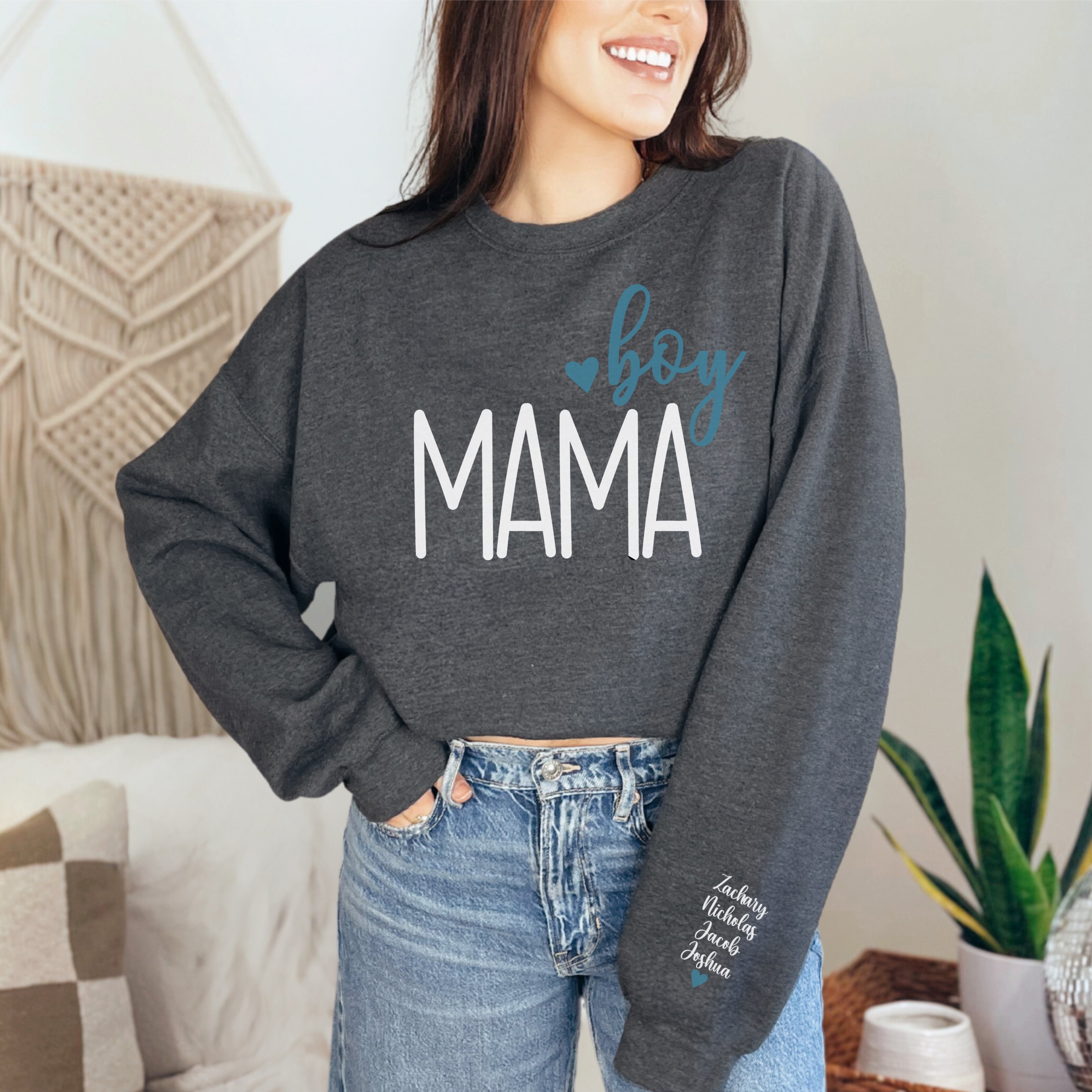 Boy Mama with Sleeve custom names