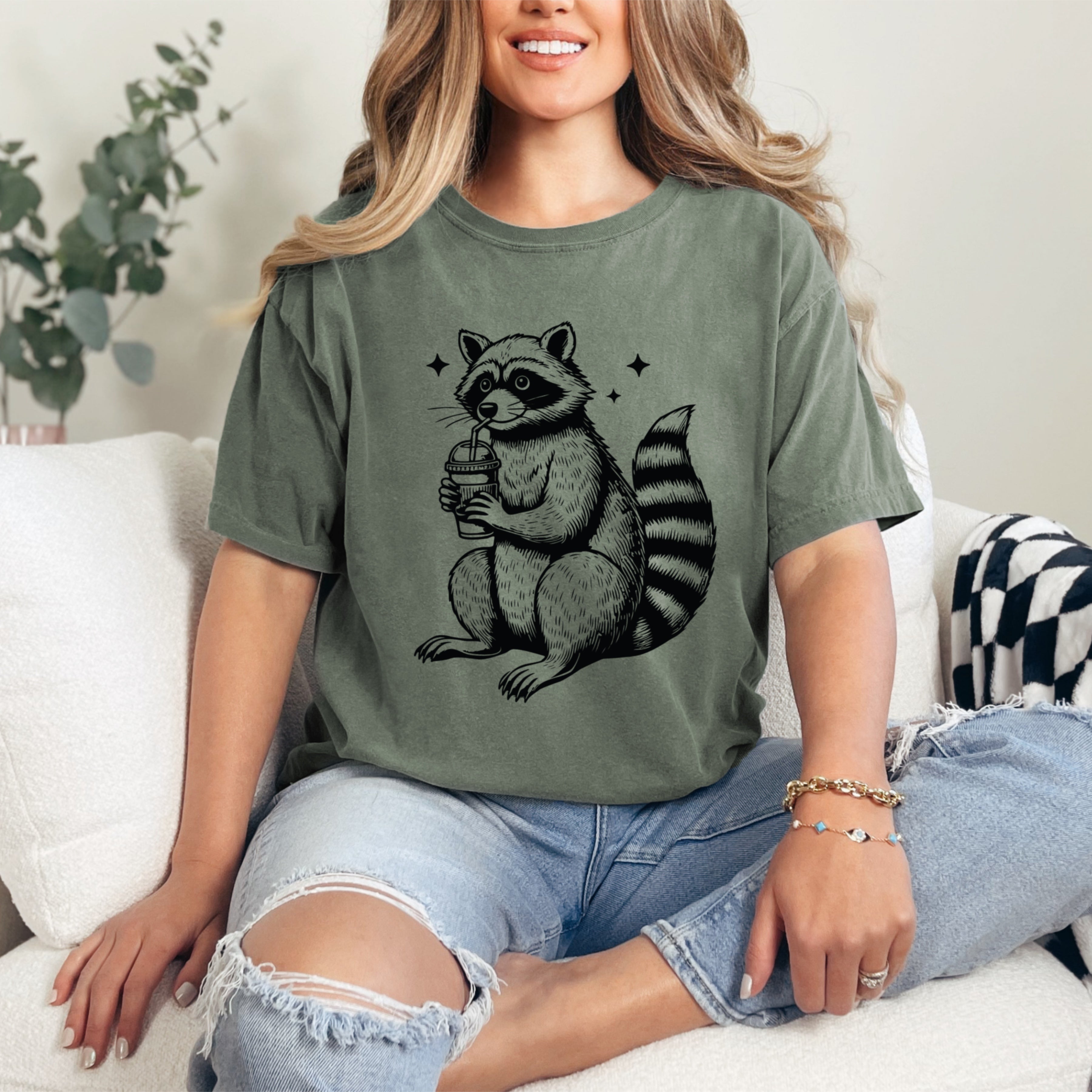 Raccoon with Slush