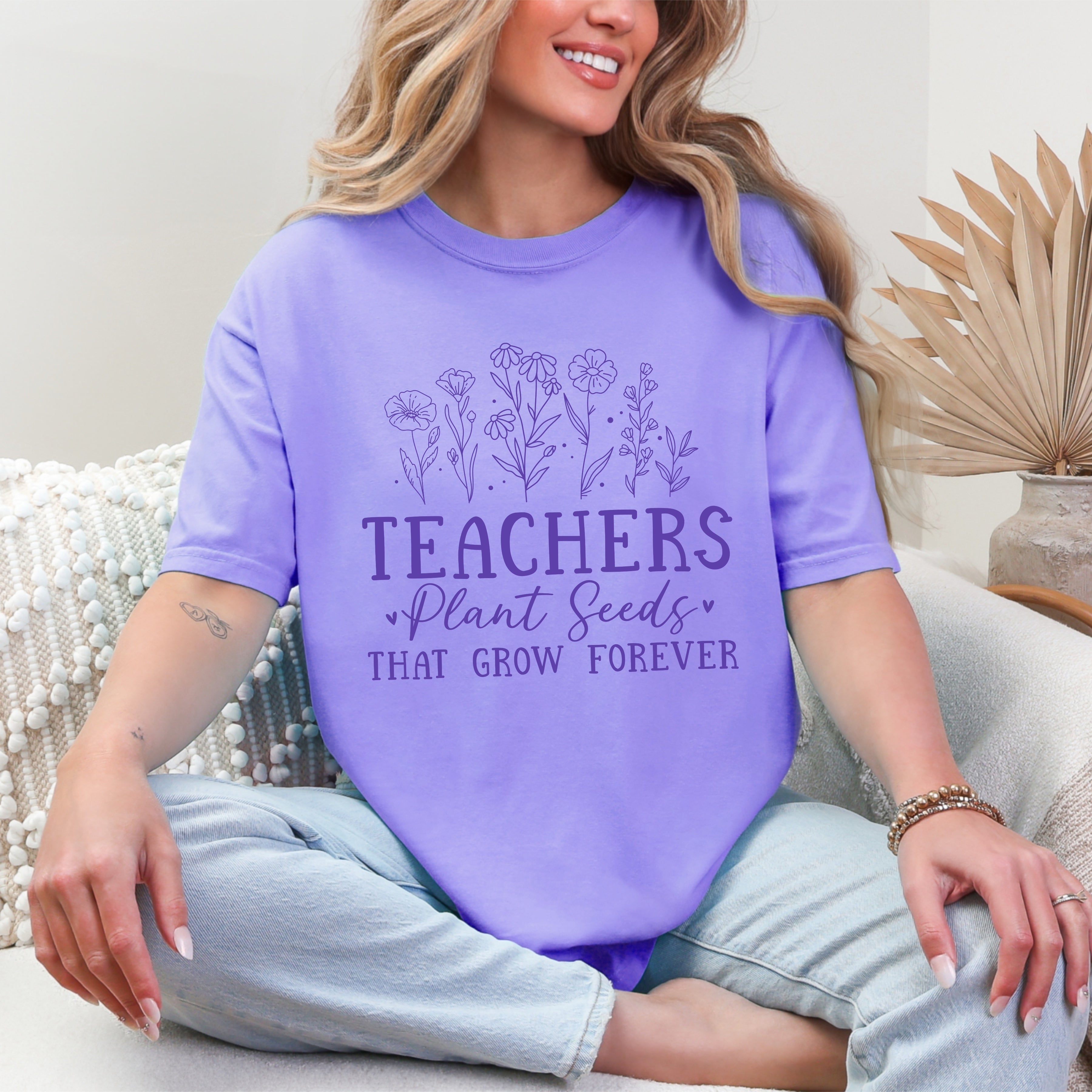 Teachers Plant Seeds Purple