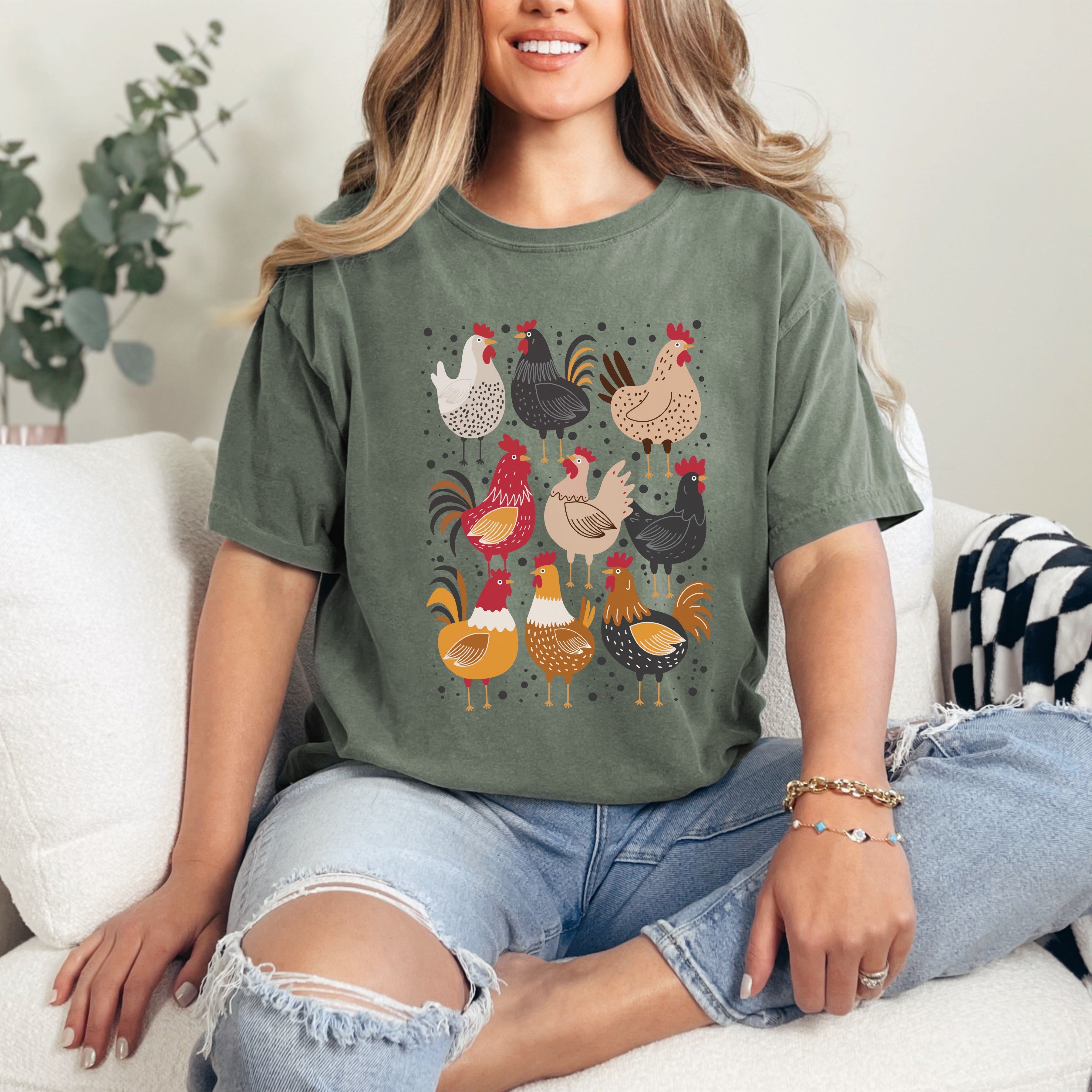 Cartoon Chickens