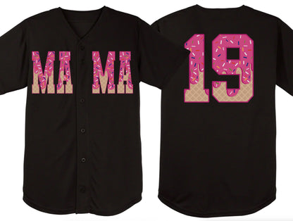 Custom Drip DTF Baseball Jersey