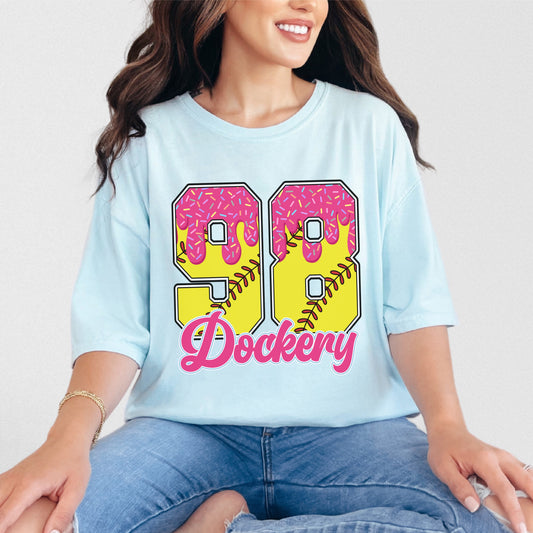 Custom Drip Ball Name Number