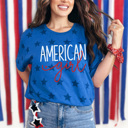 American Girl Script Star Tee