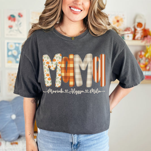 Custom Fall Patchwork Names
