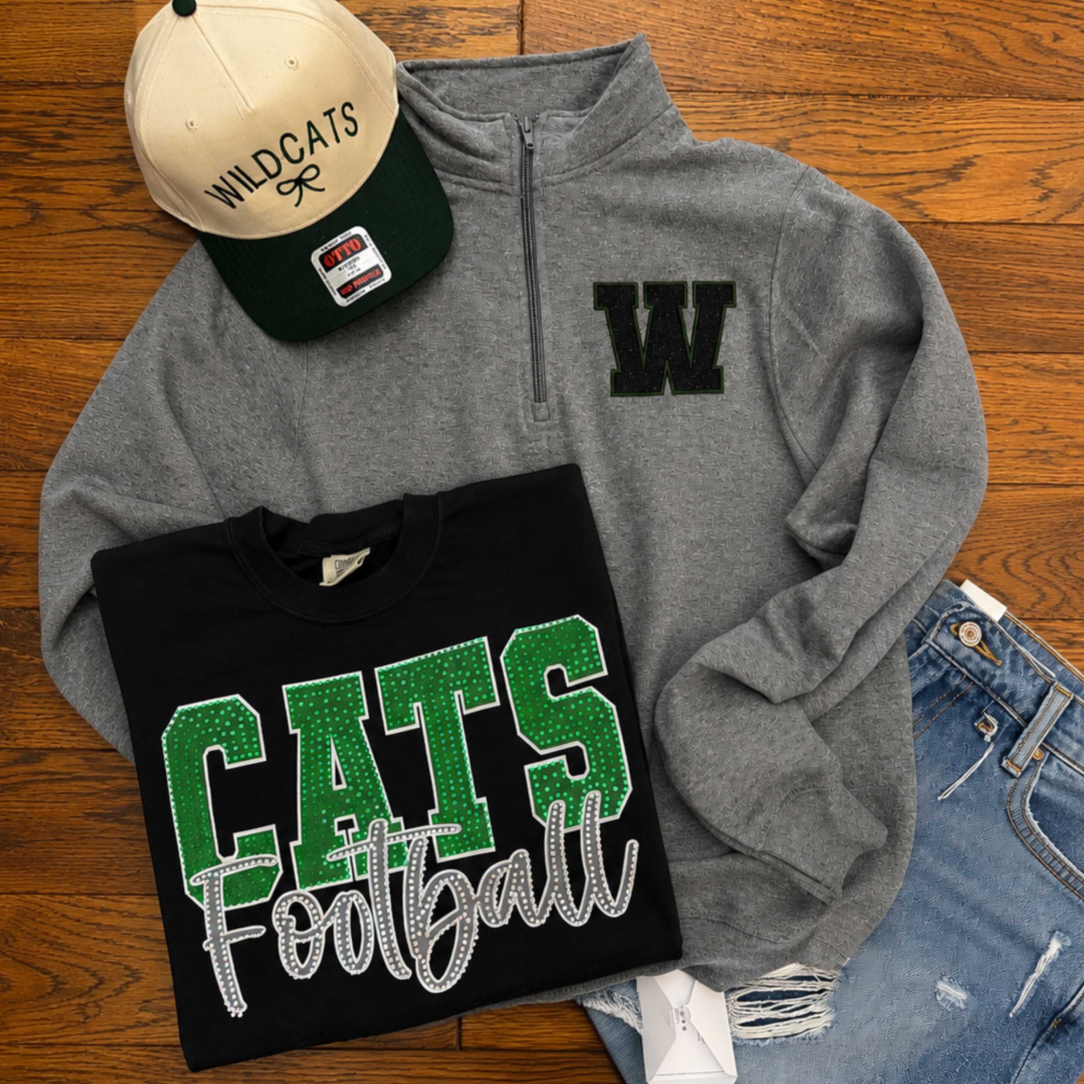 School Spirit 2 Pack Bundle with Quarter Zip