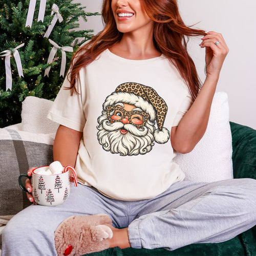 Leopard santa Sale Tee