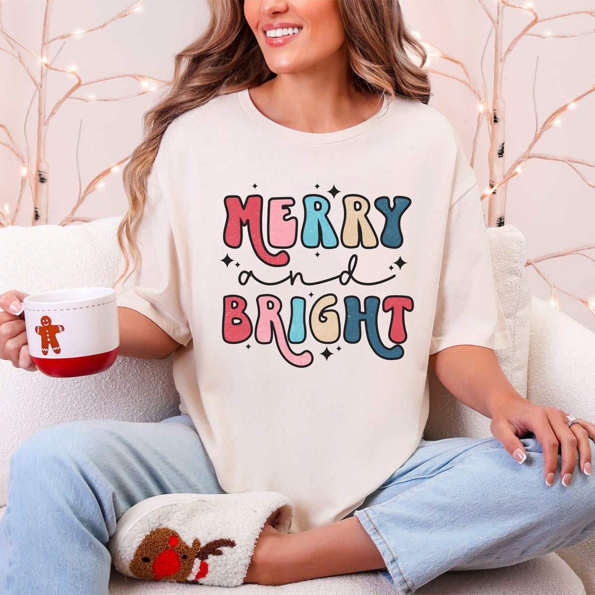 Merry and Bright Sparkles Sale Tee