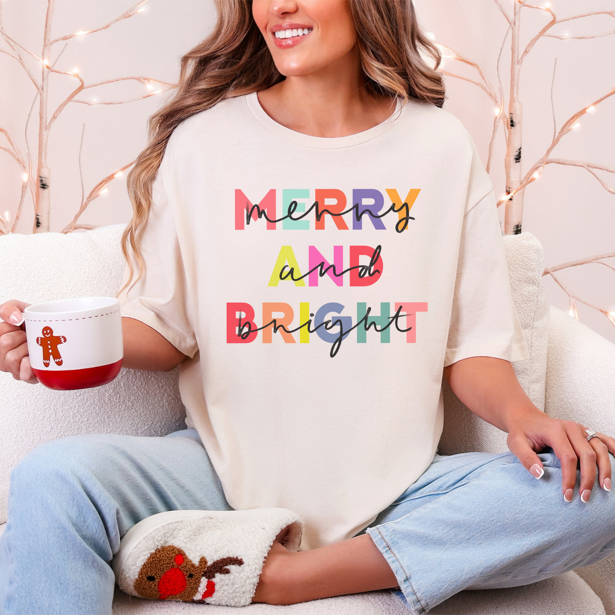 Merry and bright Sale Tee