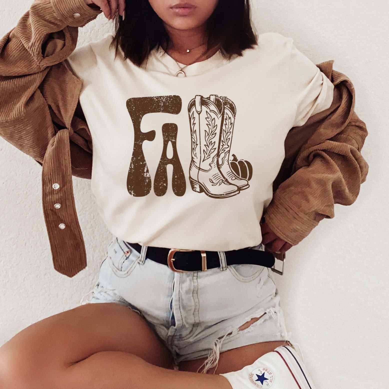 Western Fall Distressed Brown