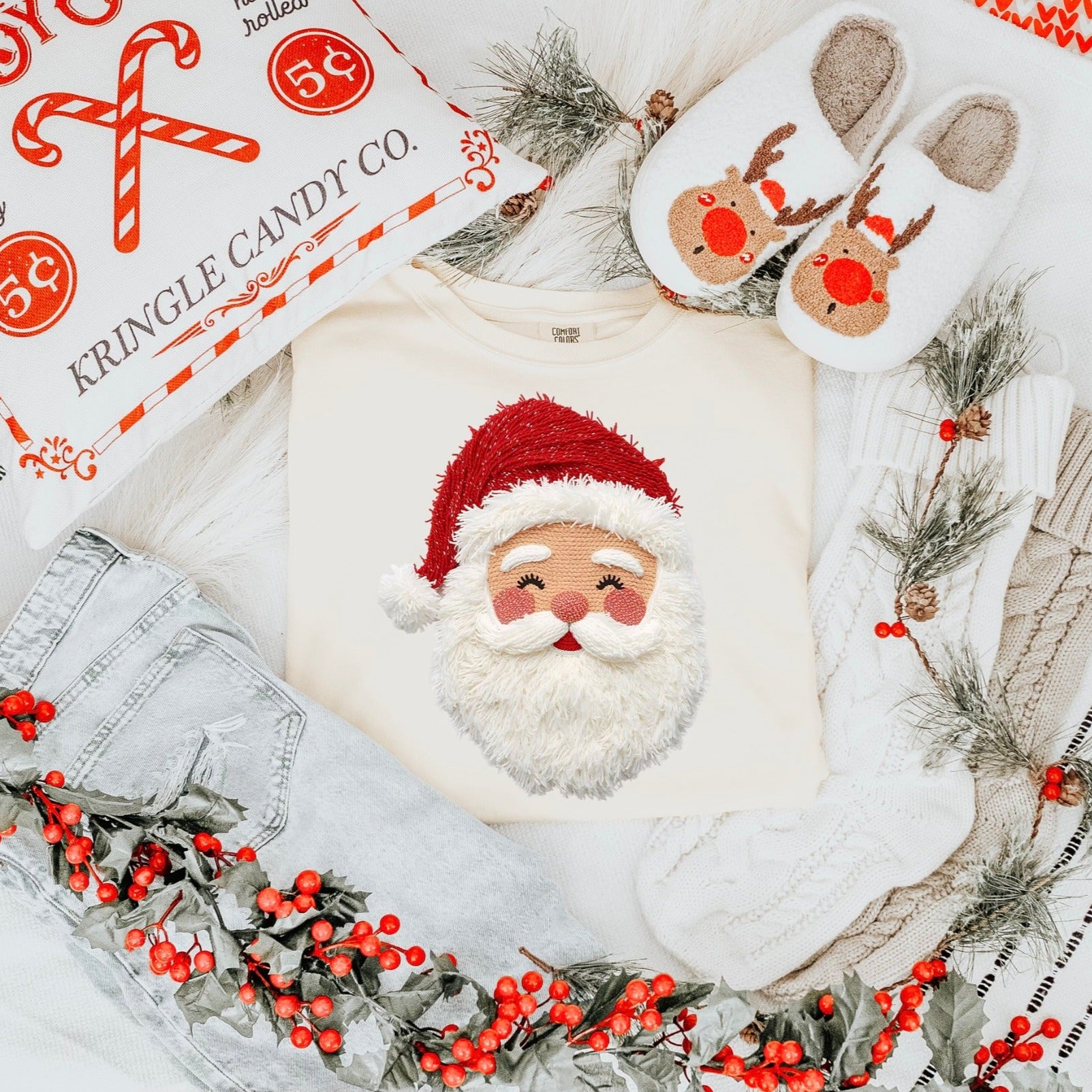 Realistic Santa Faux Yarn
