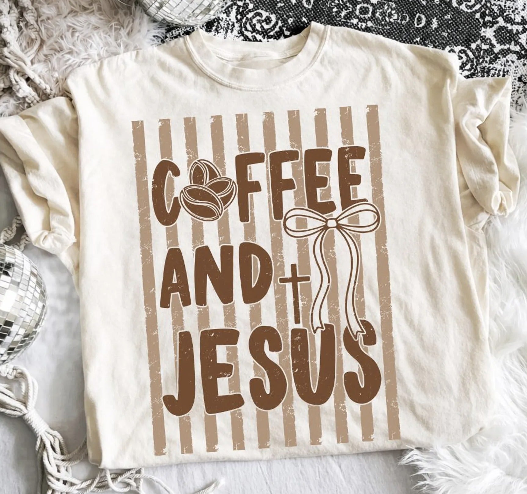 Coffee and Jesus tee