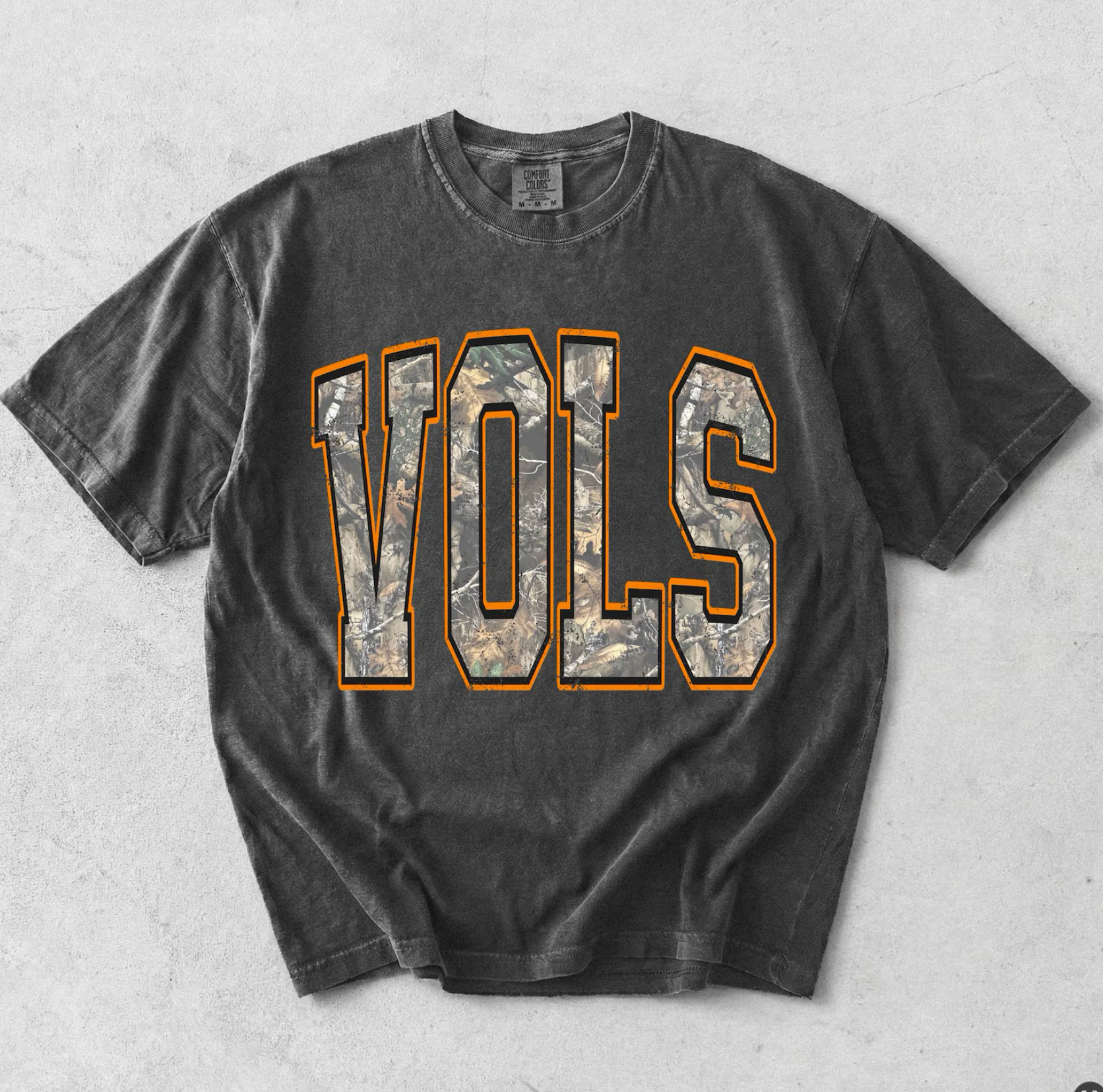 Custom Camo Varsity Tee
