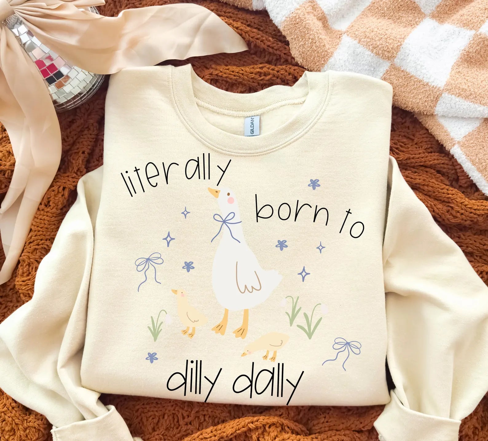 Dilly Dally natural sweatshirt