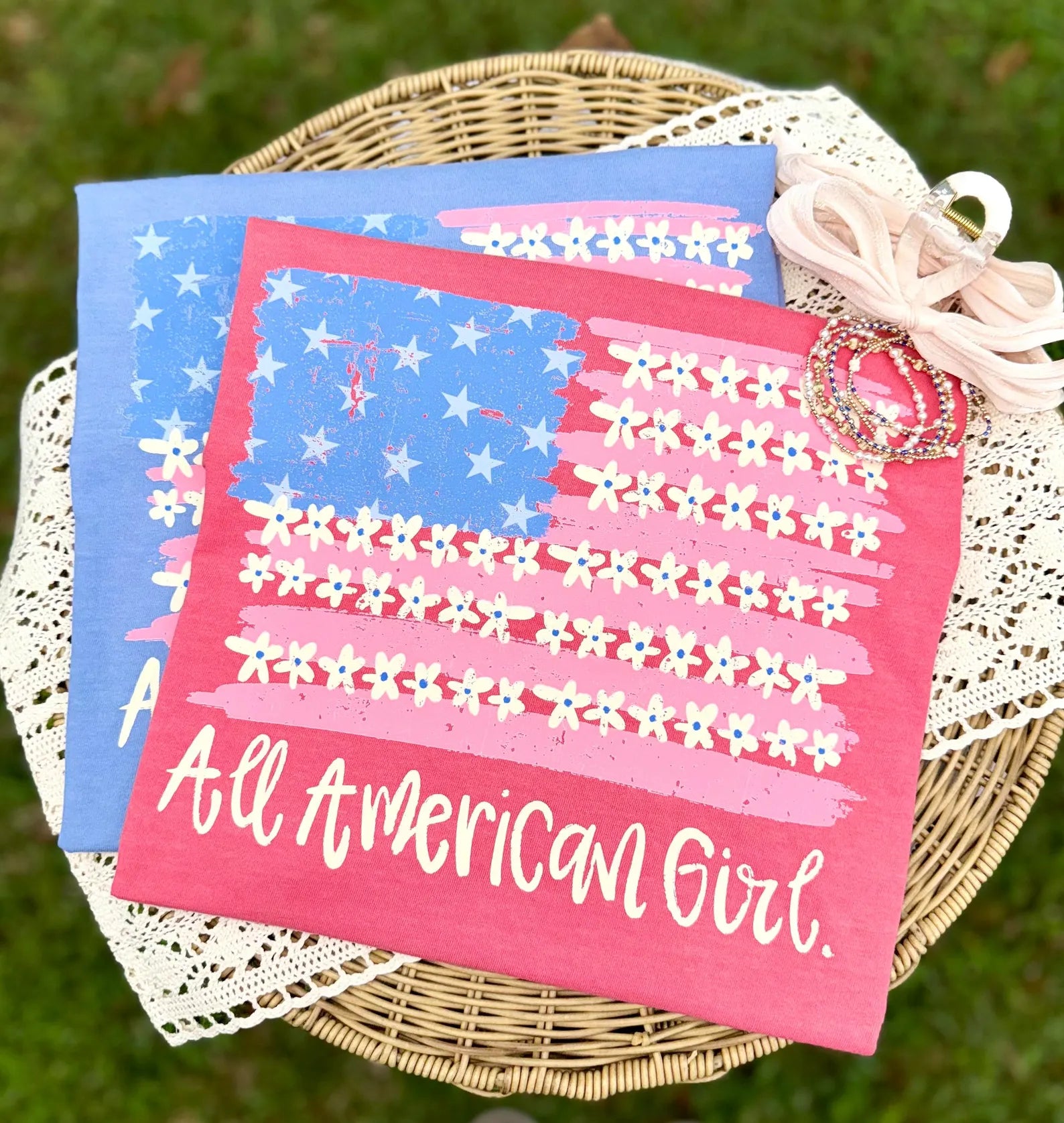All American Girl Flag