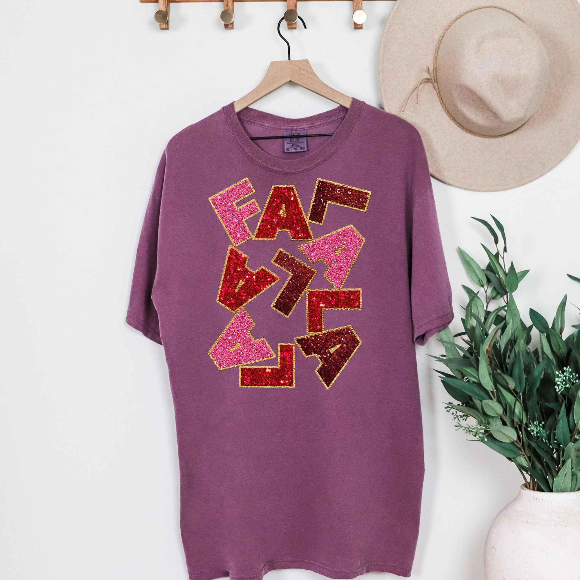FA LA LA LA LA Faux Glitter