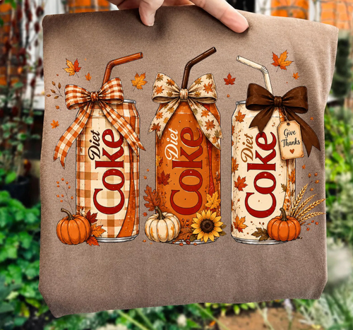 Fall Diet Coke Trio