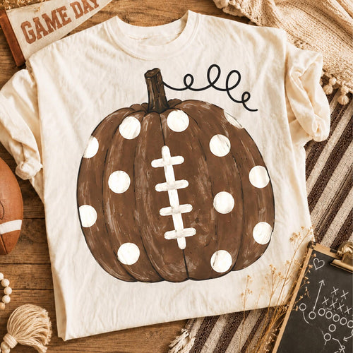 Football Pumpkin Tee