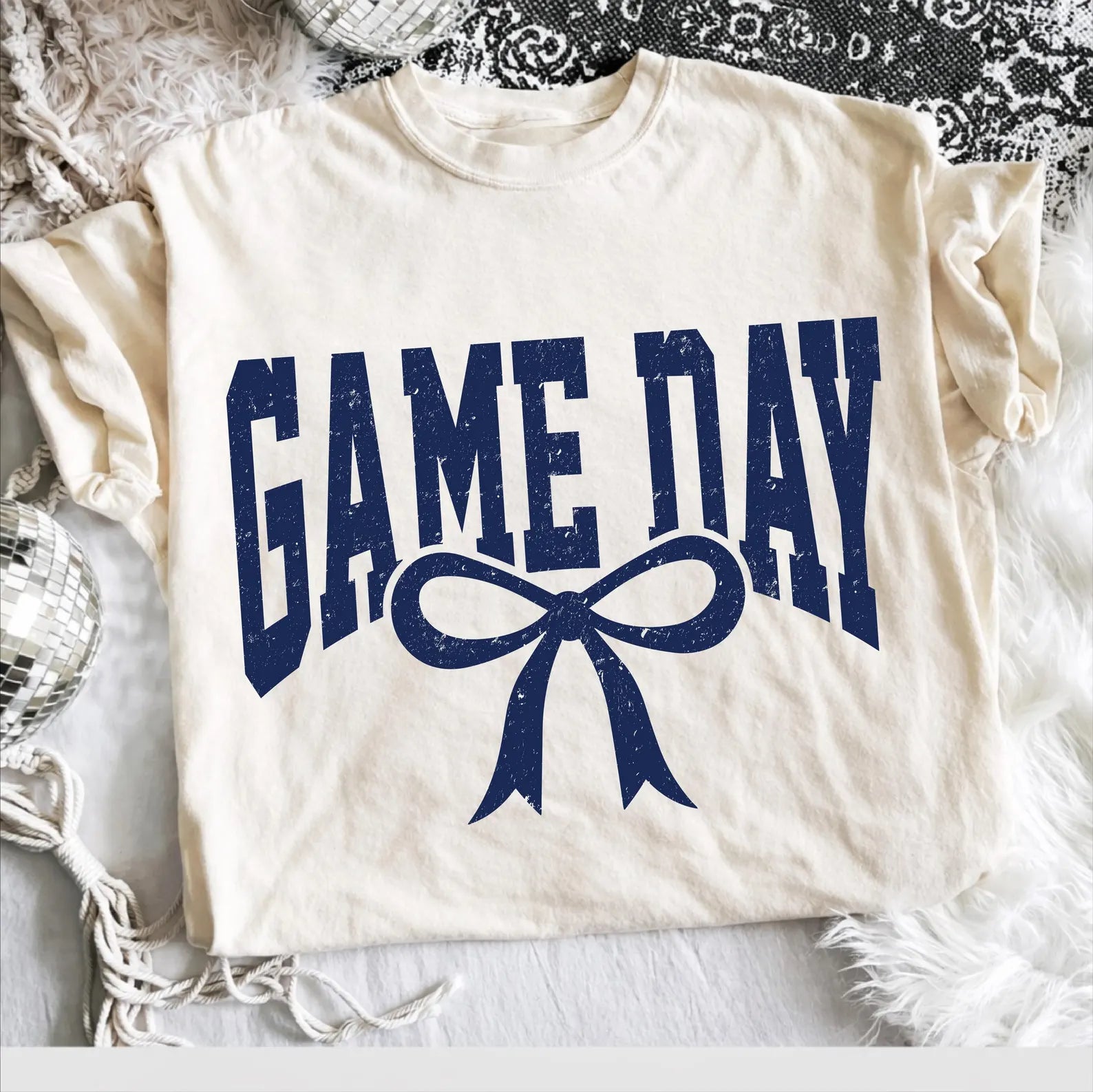 Game Day bow tee