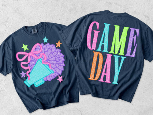 Game Day Cheer Tee (Front &amp; Back)