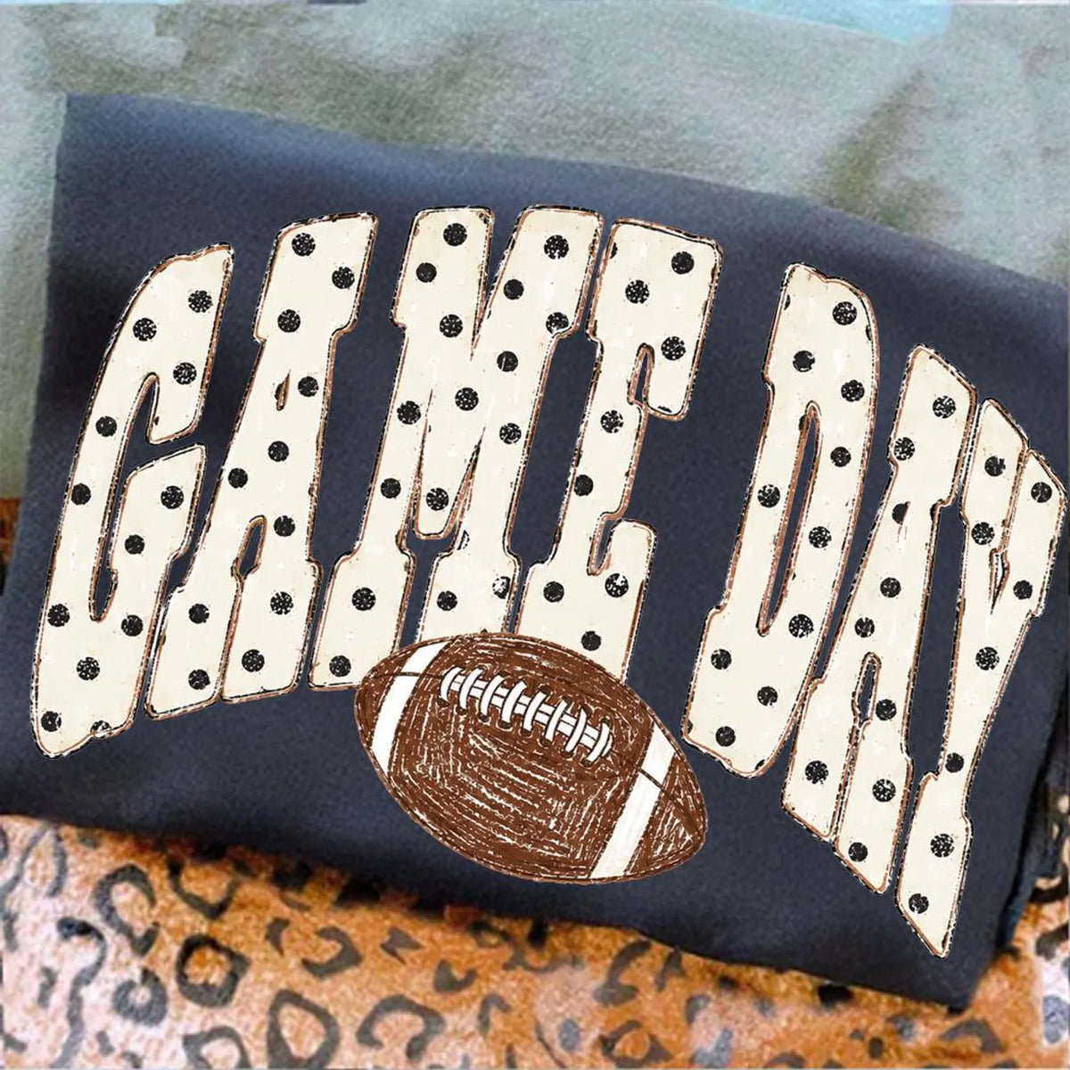 Game Day Polka Dot Football Arch