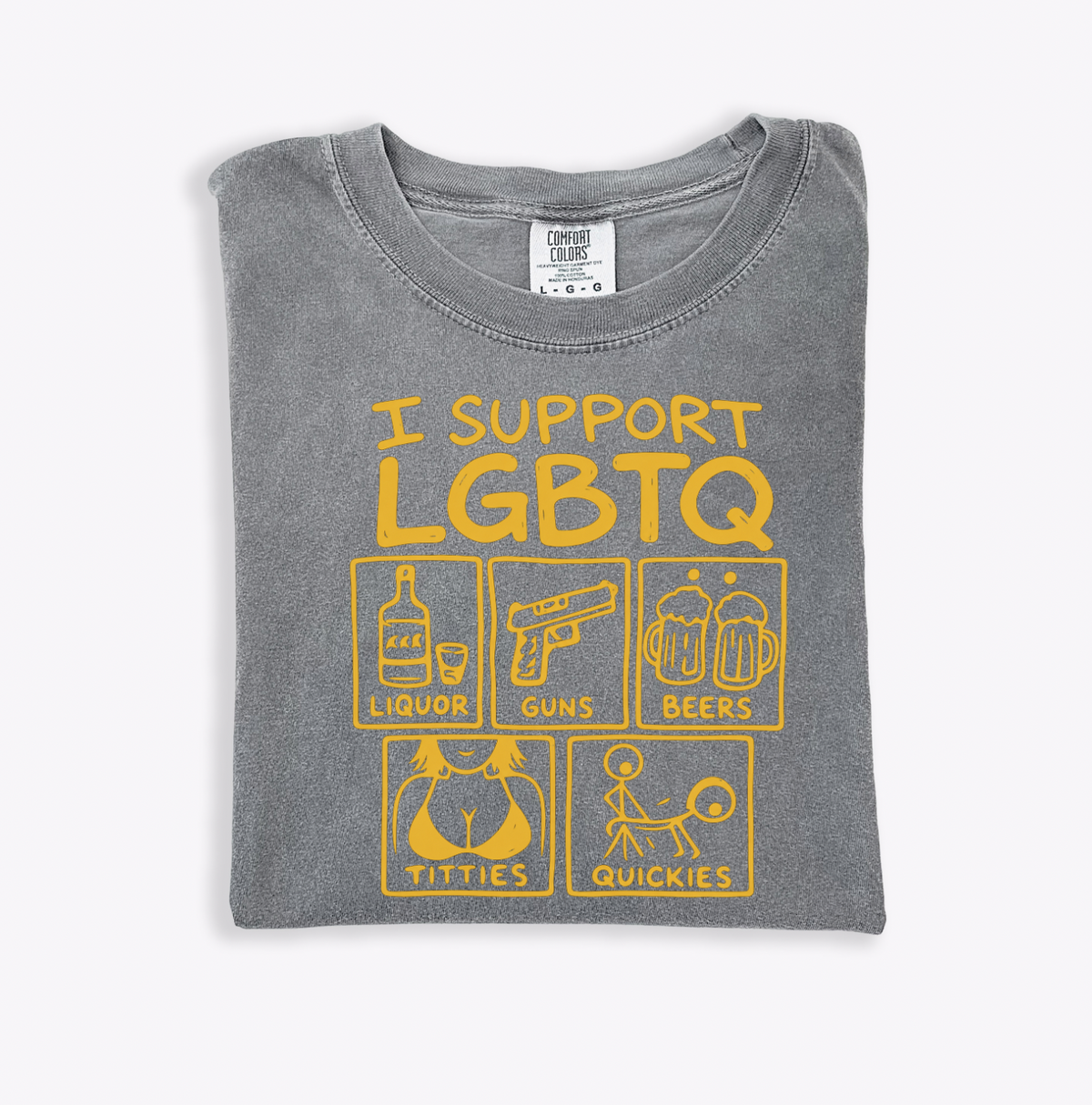 I Support LGBTQ – Adult Humor