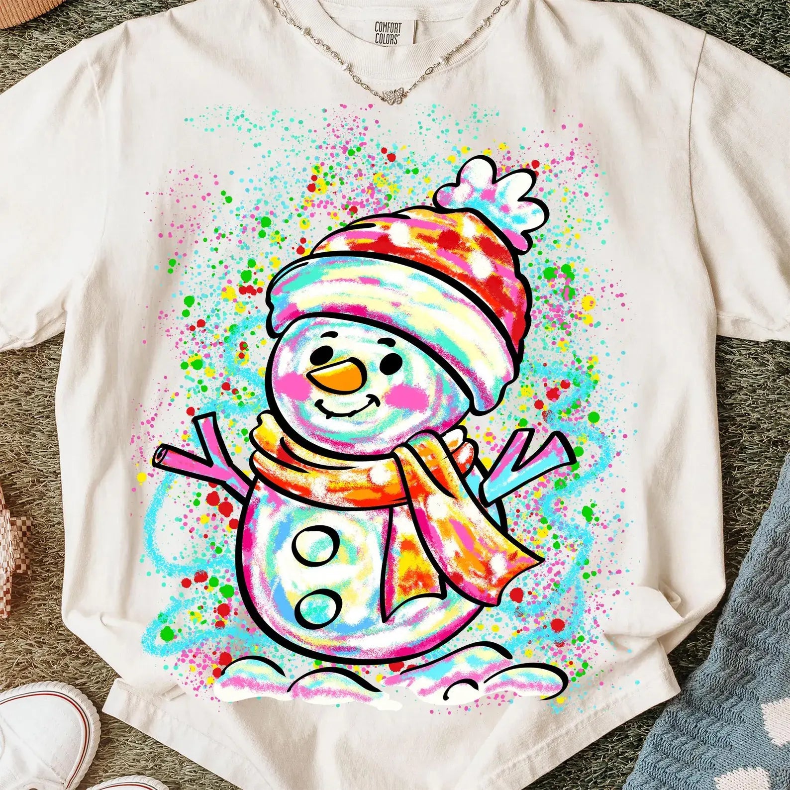 SnowMan Faux Glitter New