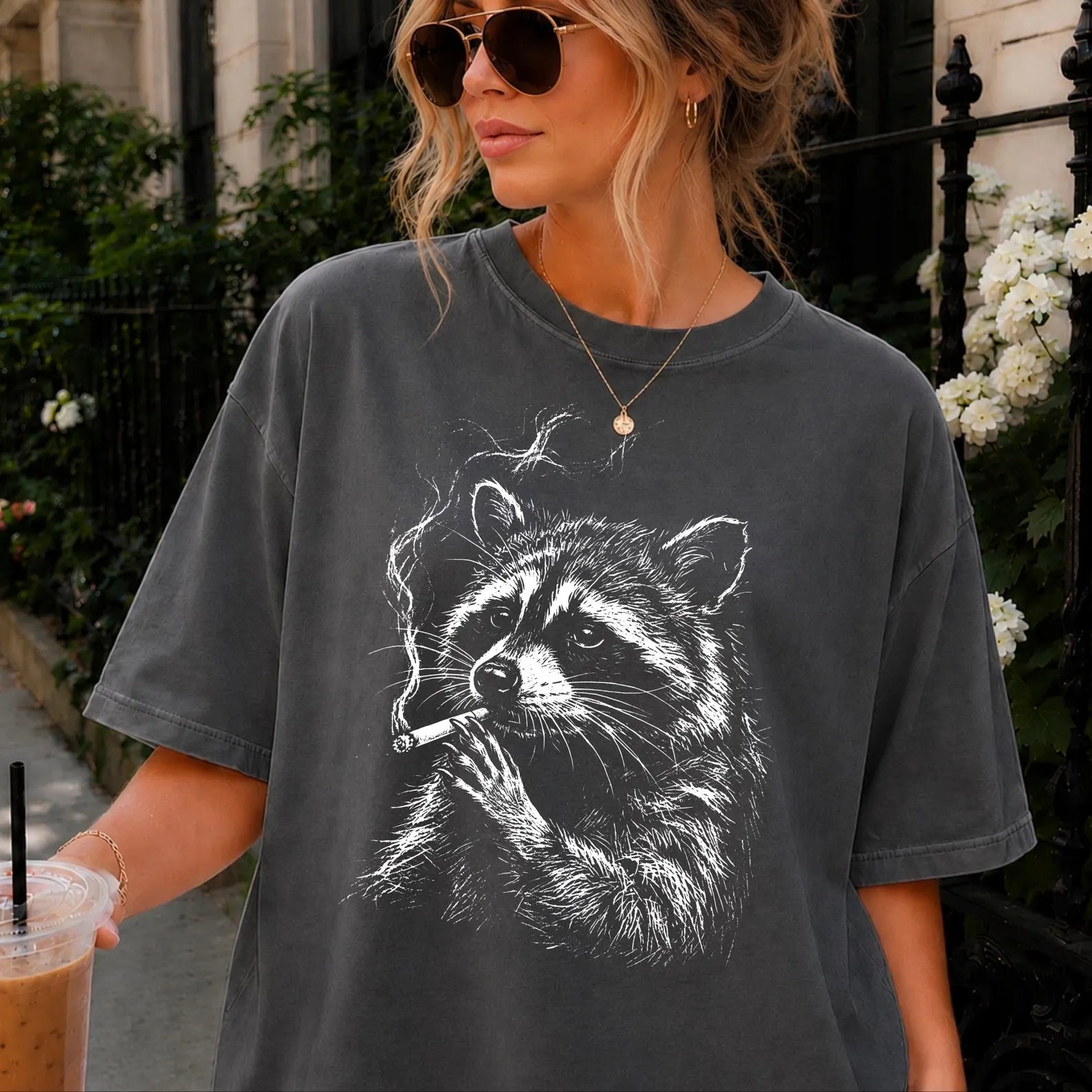 Smoking Raccoon