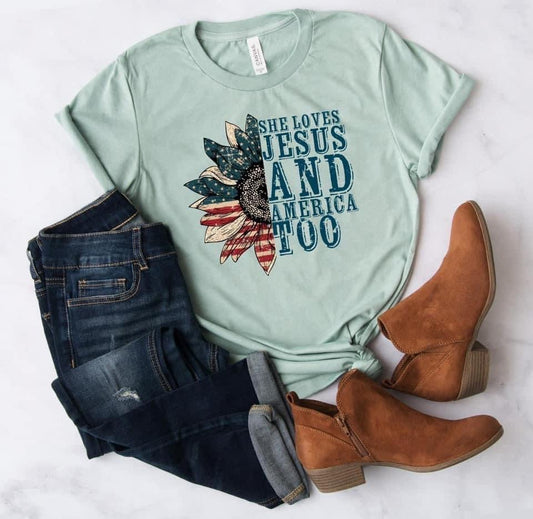 She Loves Jesus And America Too Bella