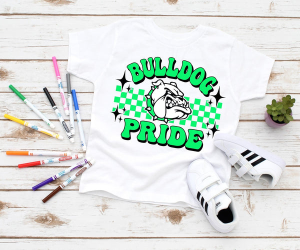 Bulldog Pride Green Short Sleeve