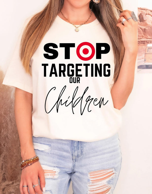 Stop Targeting Our Children Short Sleeve