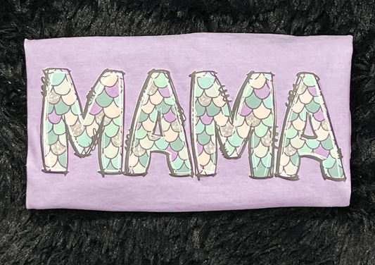 Mama Mermaid Puff Bella