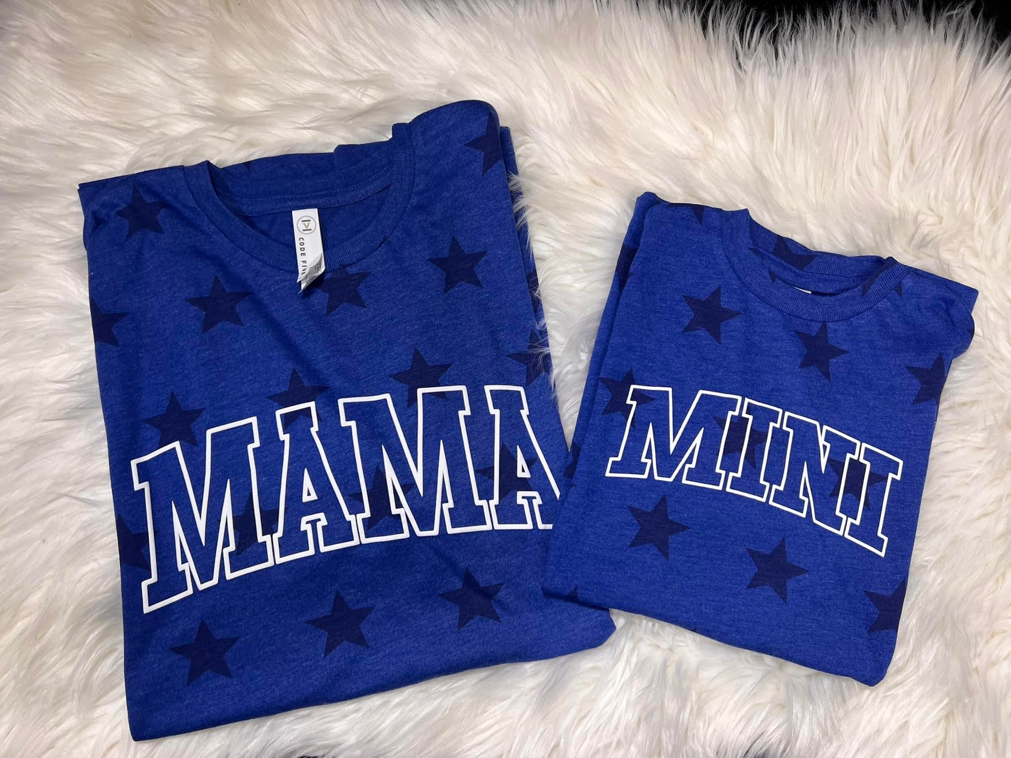 Mini White Puff Star Tee
