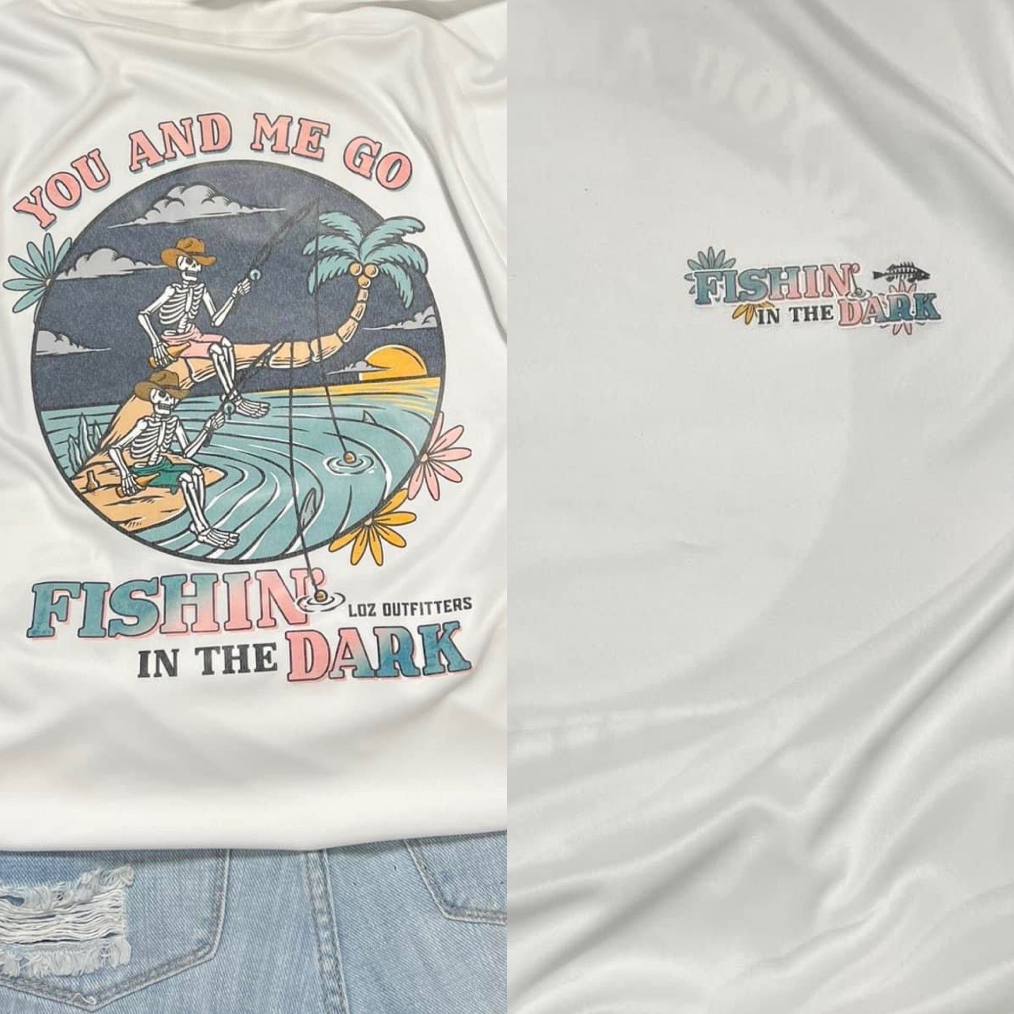 Fishing In The Dark Glow In The Dark Comfort Colors