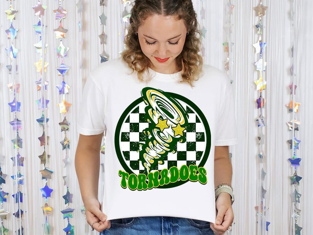Tornadoes Green And Yellow