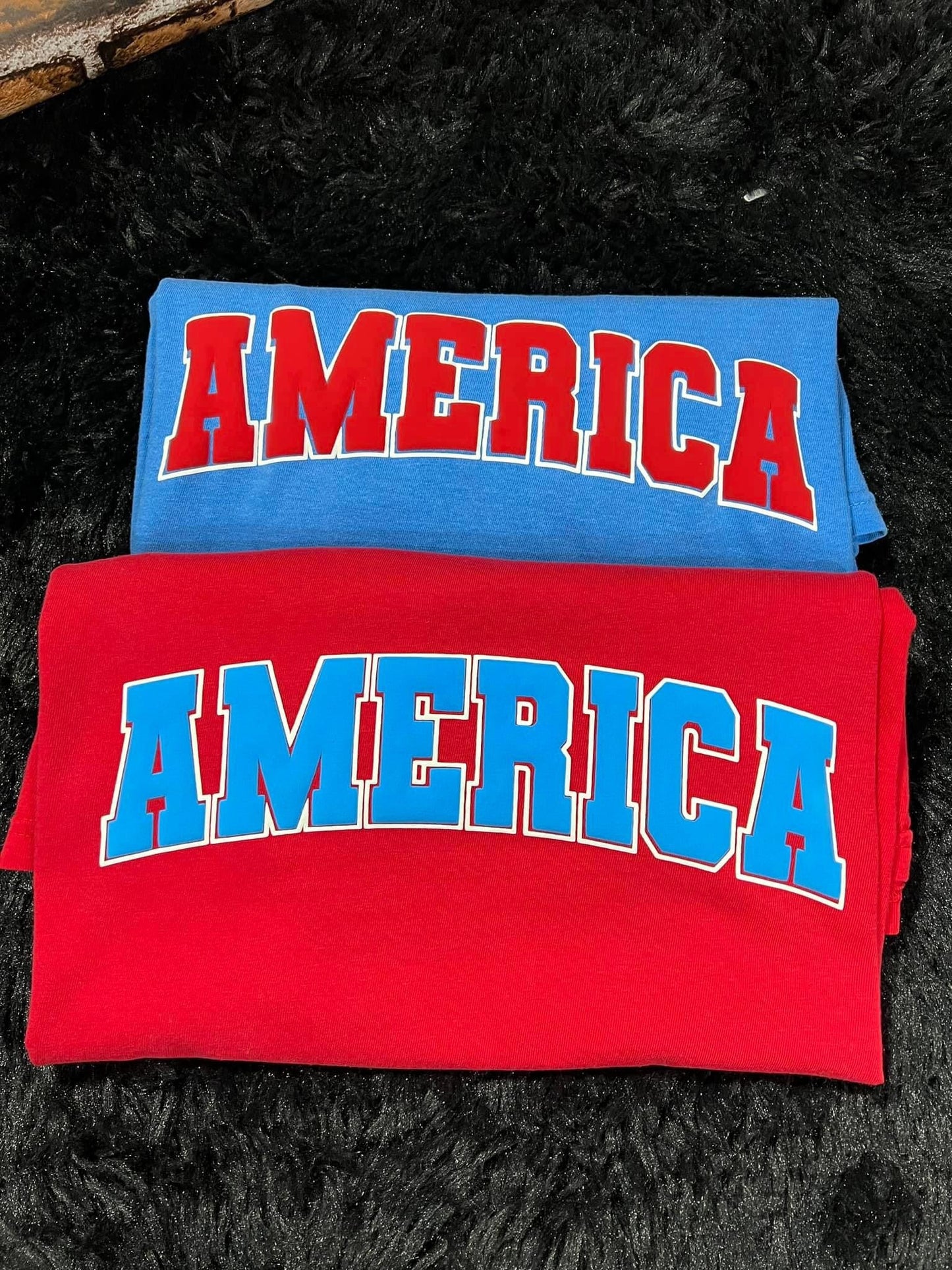 Custom Red Outline Puff