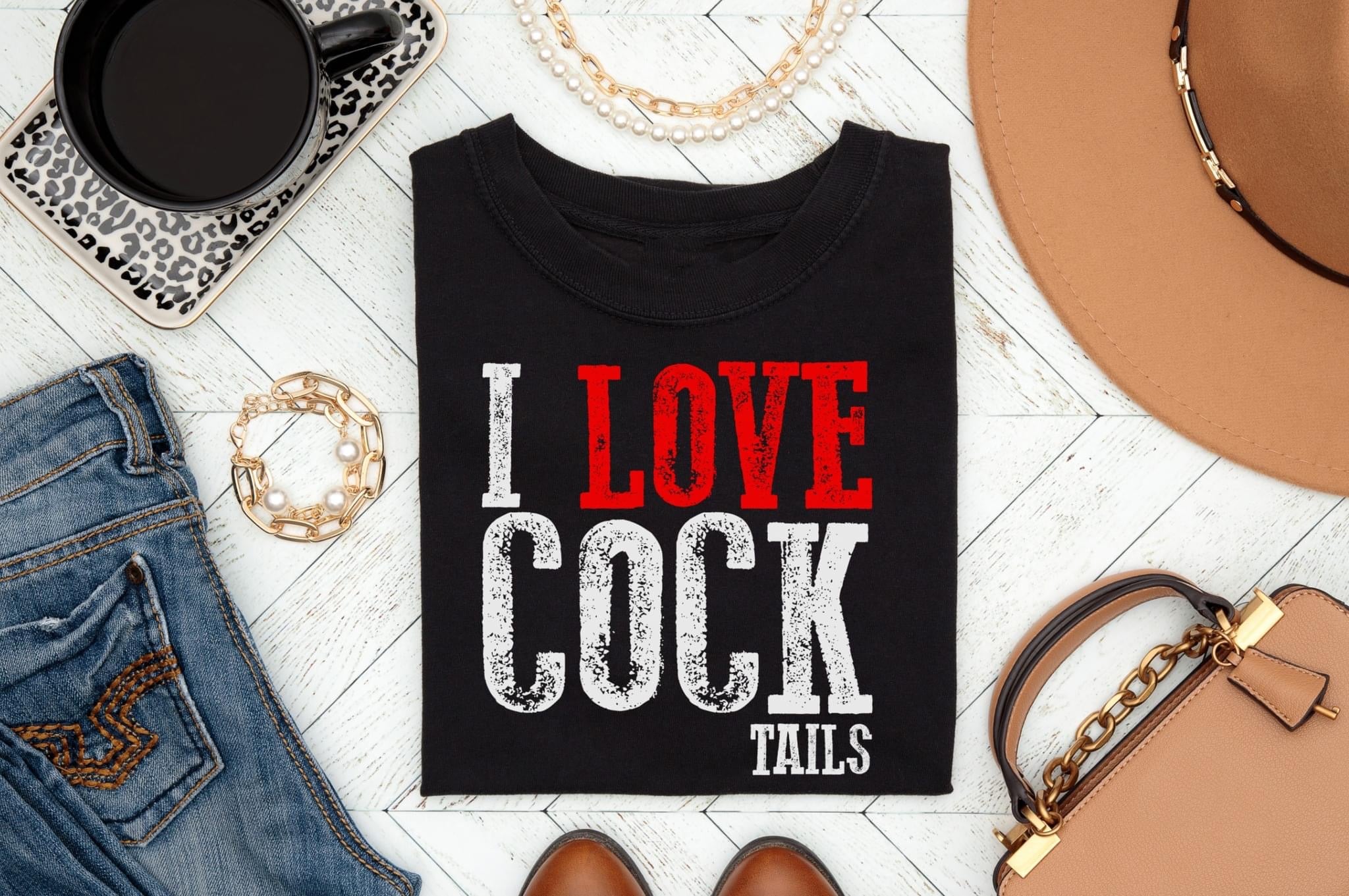 I Love Cocktails Gildan or Tultex
