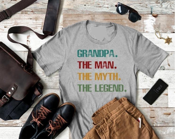 Grandpa The Man Gildan or Tultex