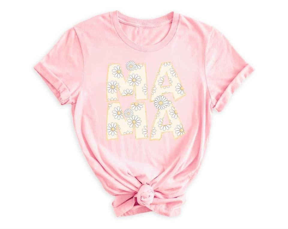 Mama Daisies Yellow Gildan or Tultex