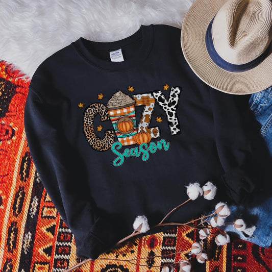 Cozy Season Pumpkin Short Sleeve